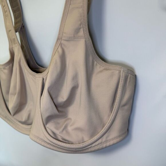 C 36 Wacoal Simone Sport Underwire Bra tan Size 40C 855170 - Picture 8 of 11